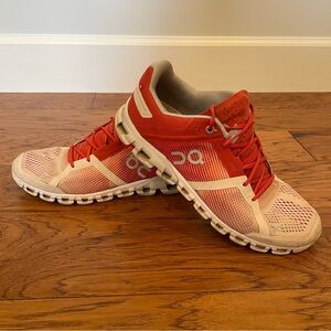 On Running On Cloudflow Women's Running Training Shoes Size 8.5, Rust Rose